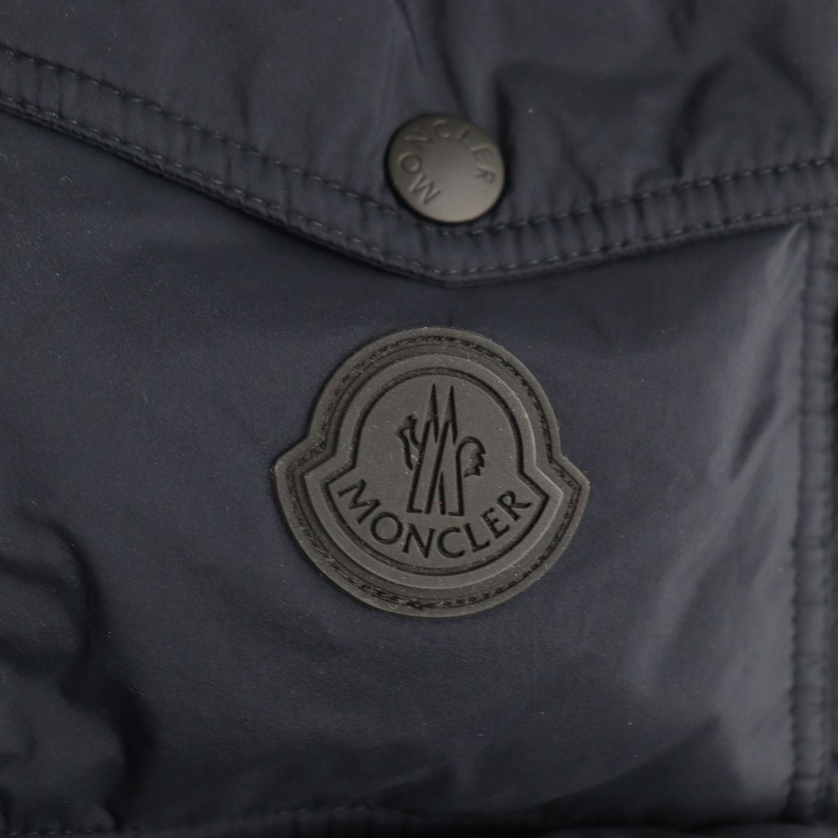 Moncler Double Zip Down Jacket Navy Size 4