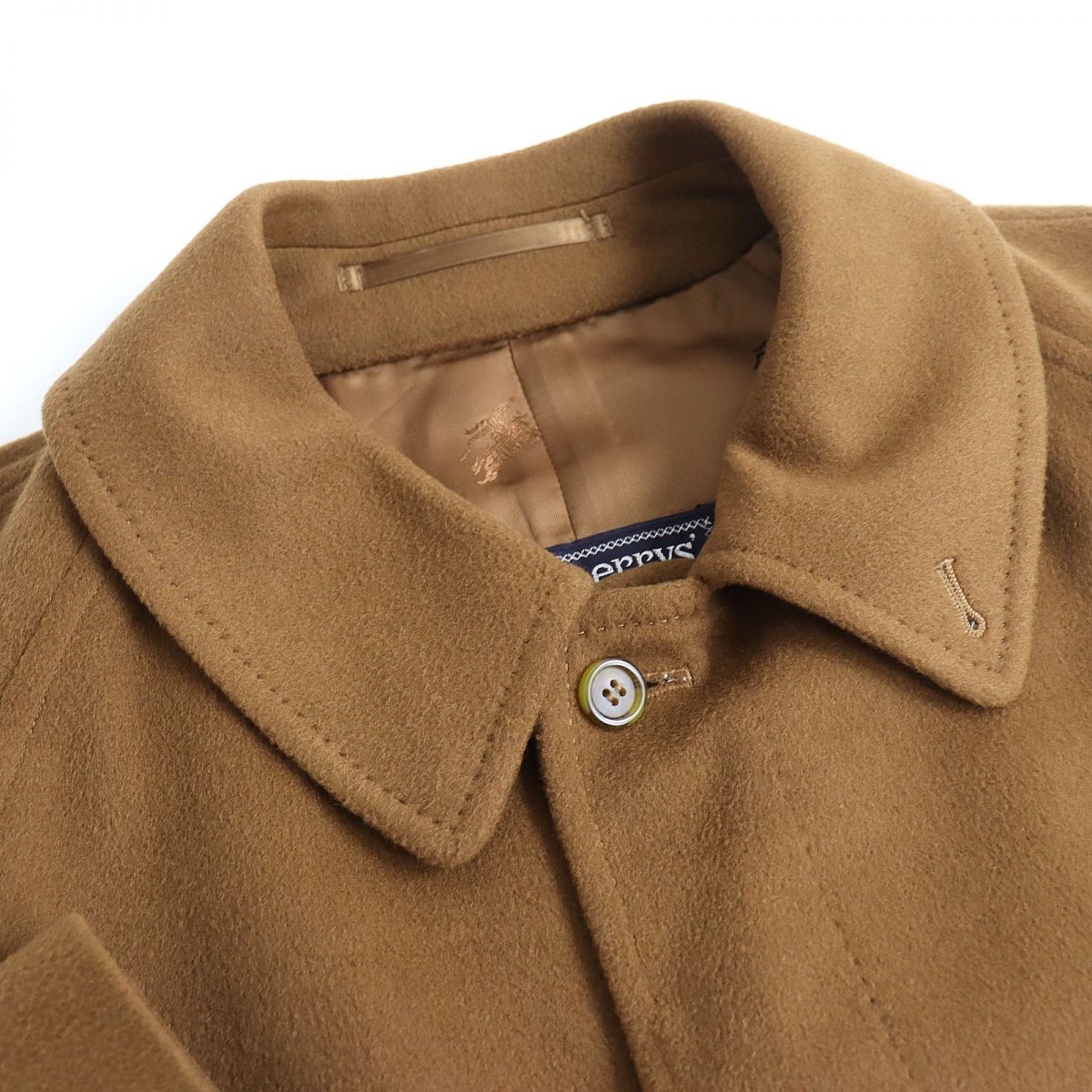 Burberry Vintage Cashmere Long Coat Brown Men's