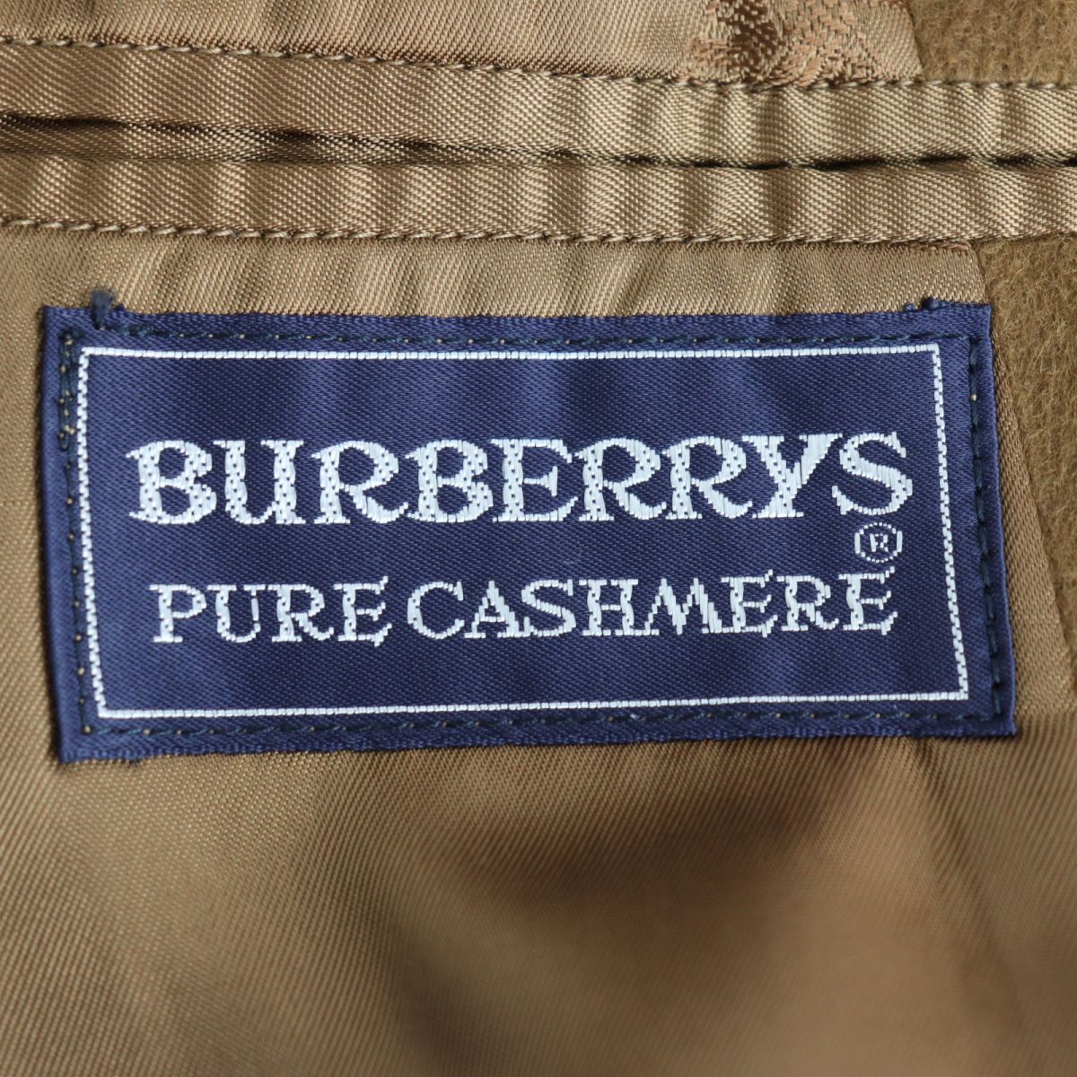 Burberry Vintage Cashmere Long Coat Brown Men's