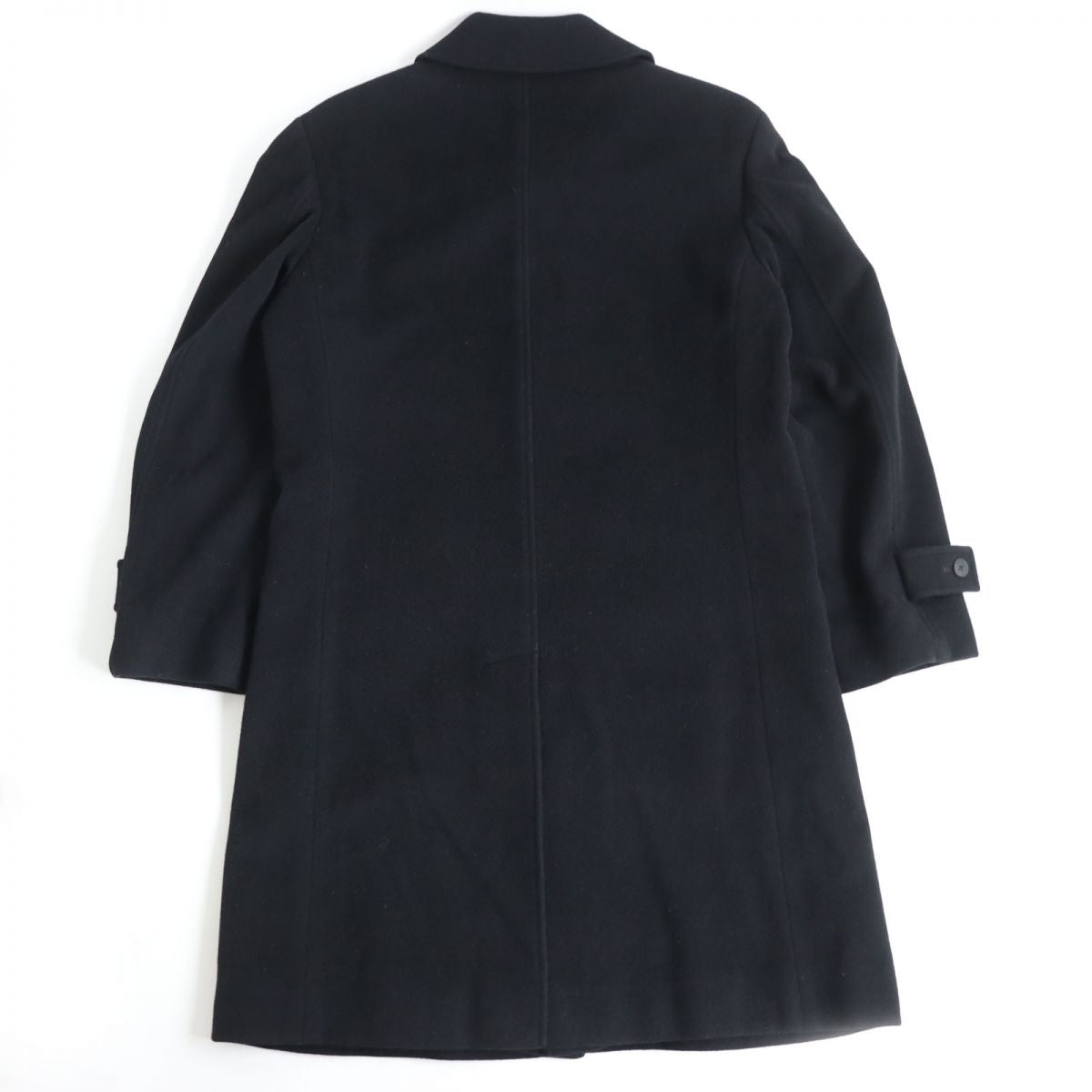 Burberry Wool Cashmere Trench Coat Black M