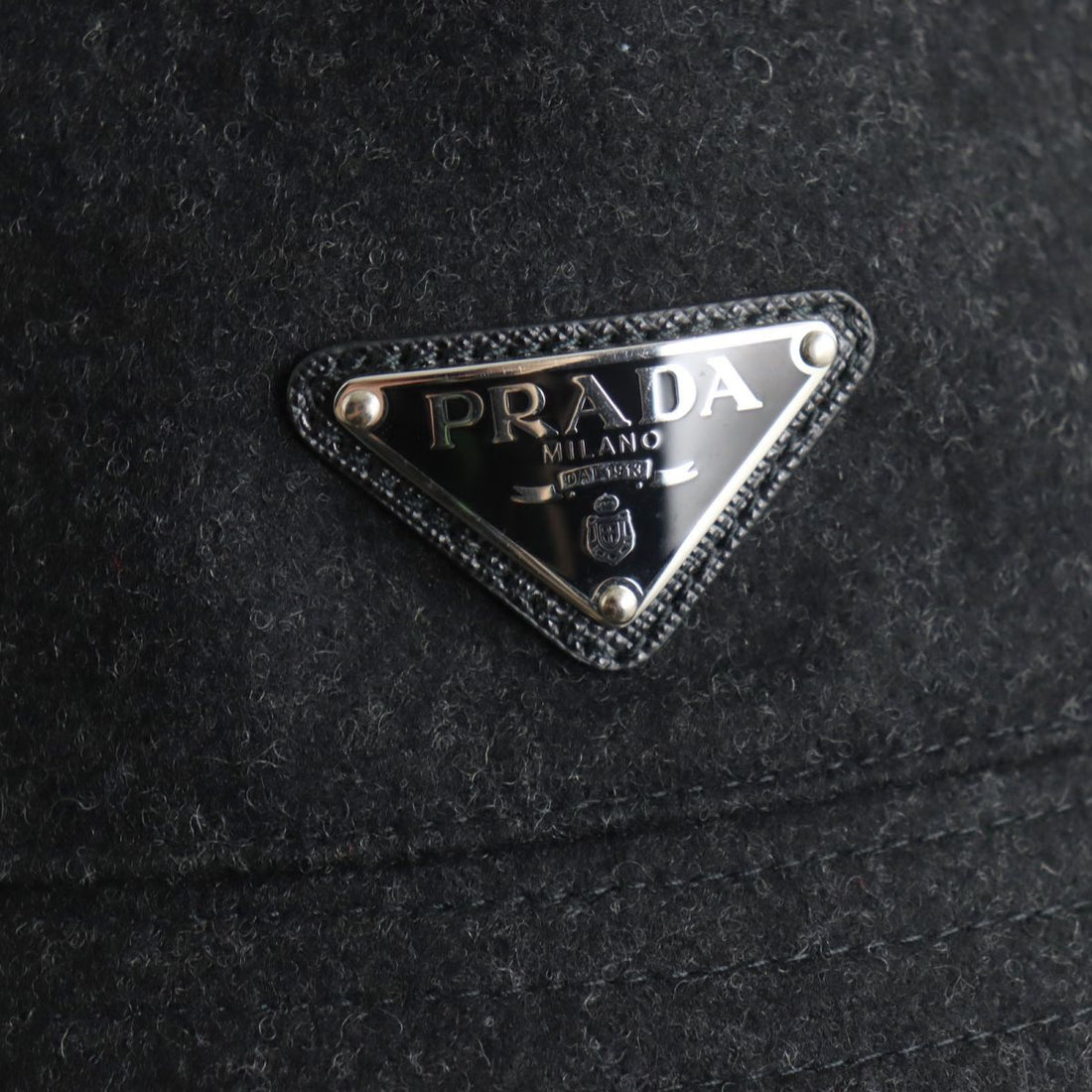 Prada Wool Bucket Hat Black L 2HC137