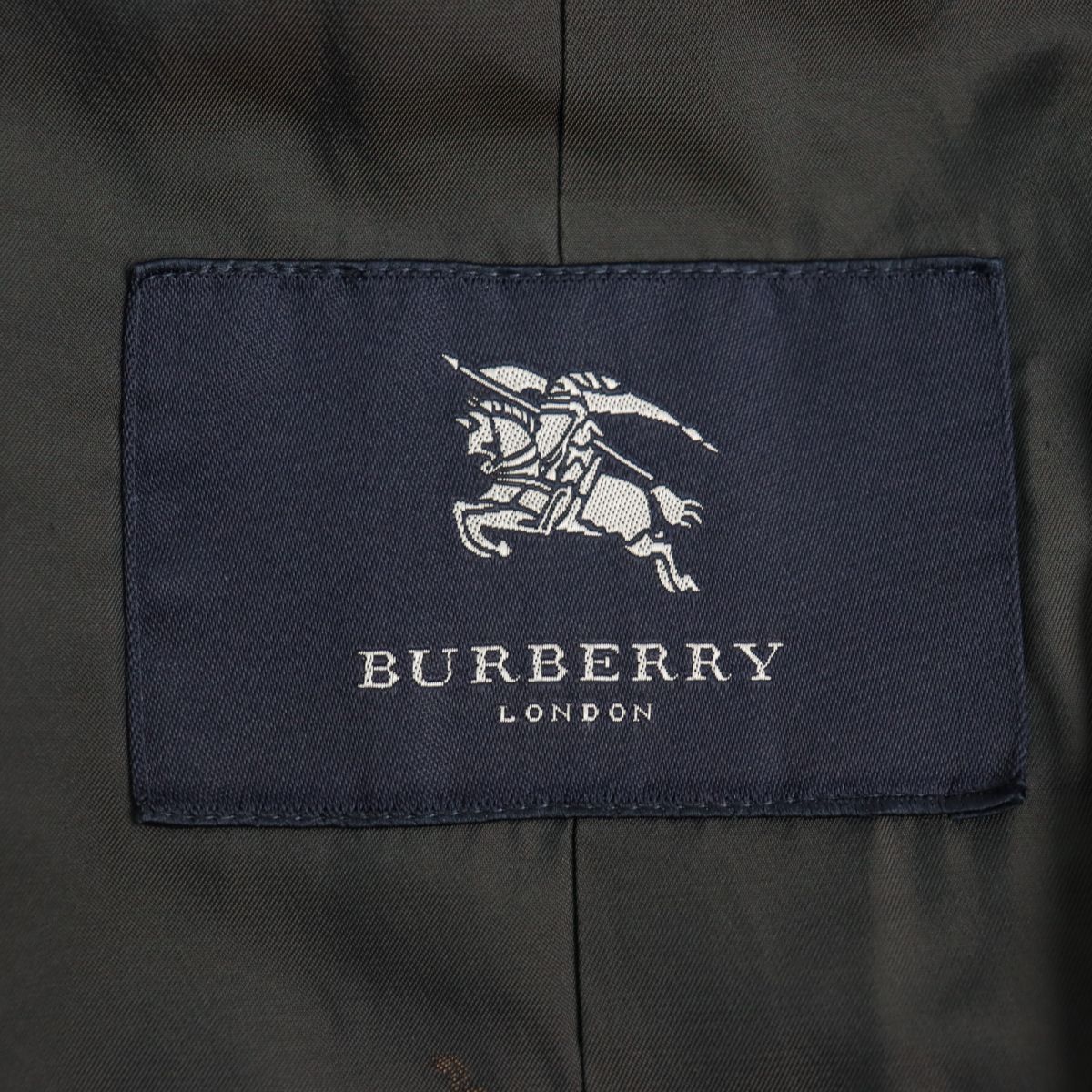 Burberry Cashmere Wool Coat Black Men's L