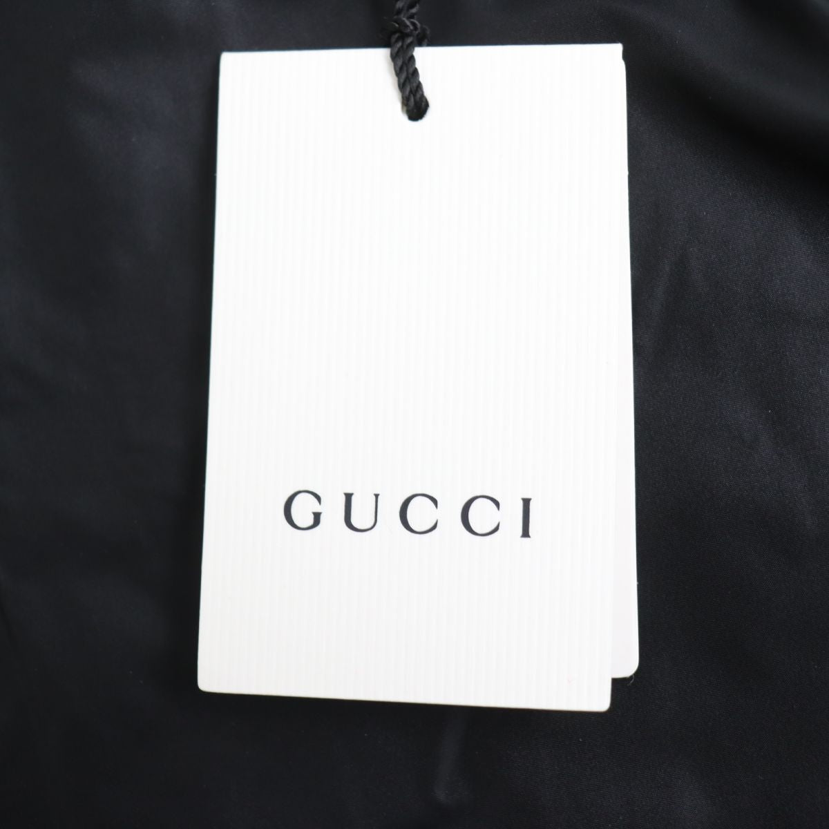 Gucci Nylon Coat Interlocking G Logo Black M