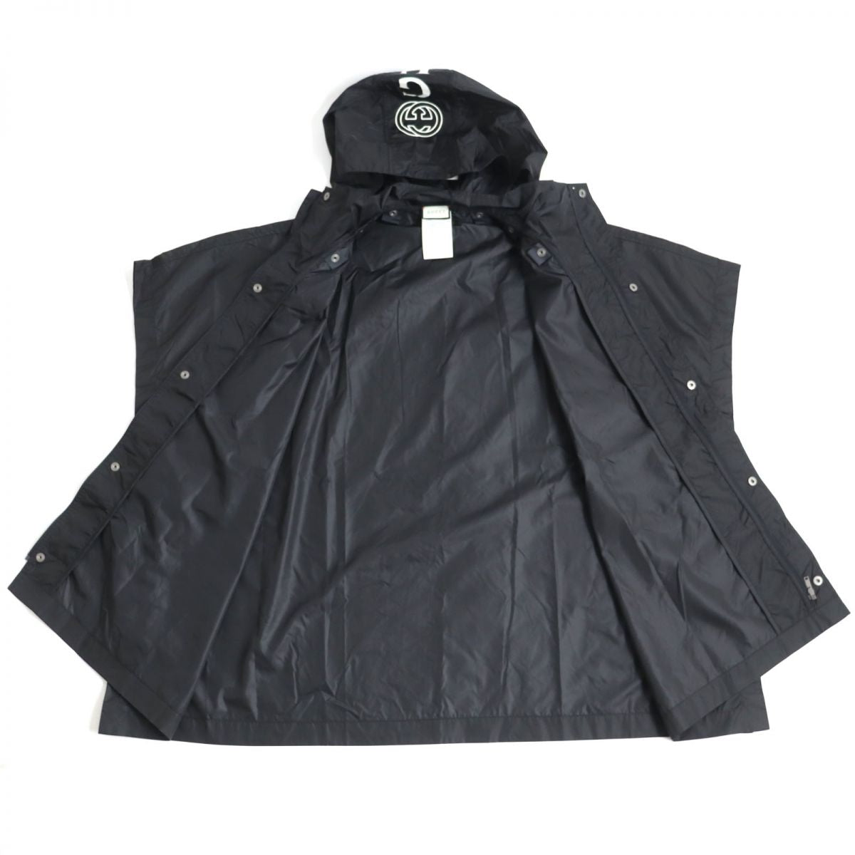 Gucci Nylon Coat Interlocking G Logo Black M