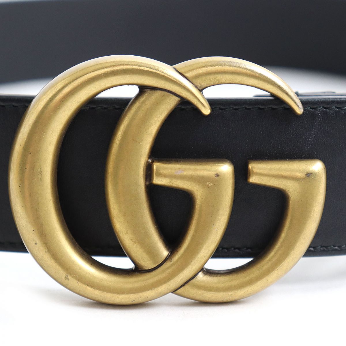 Gucci GG Marmont Leather Belt Black