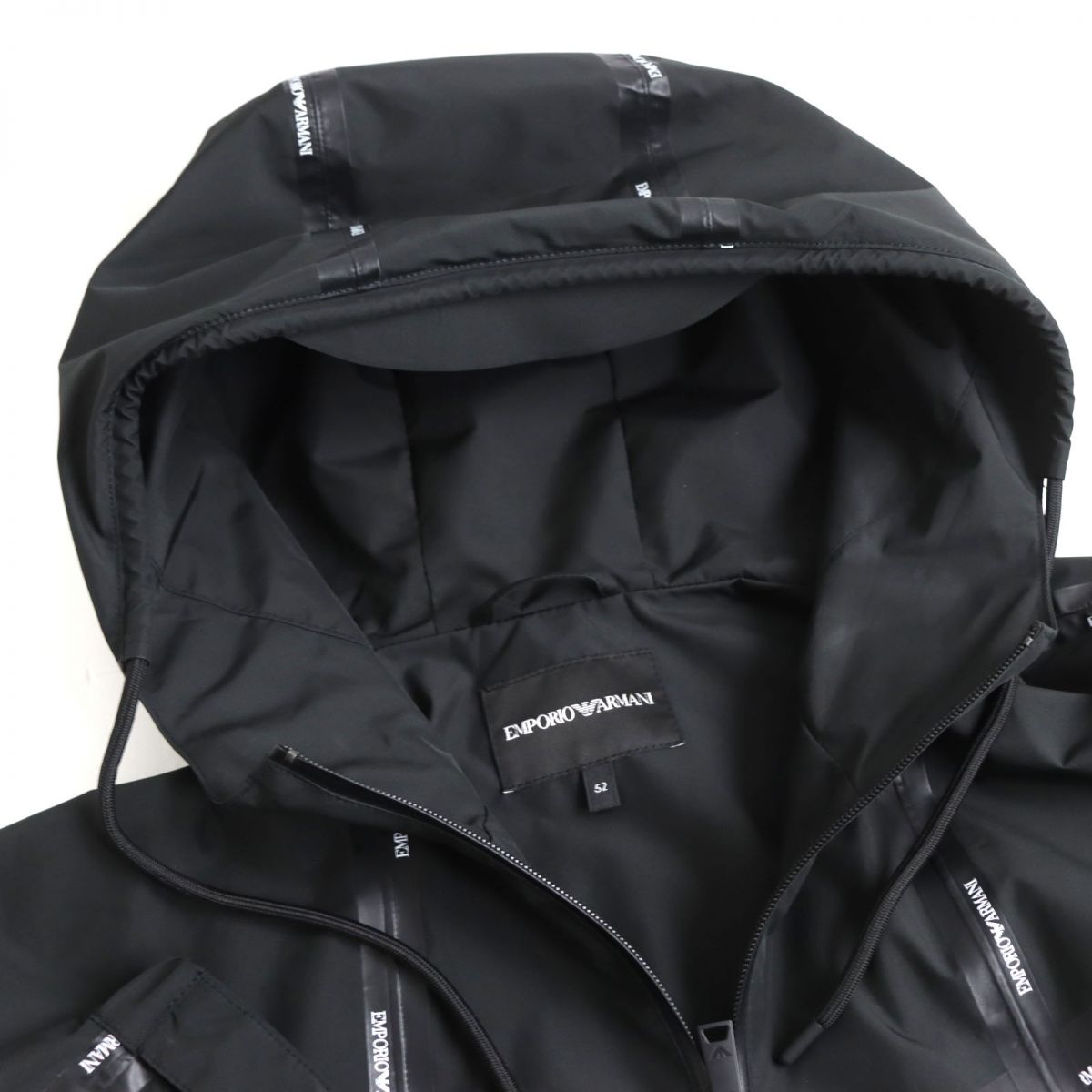 EMPORIO ARMANI Nylon Jacket Blouson Black