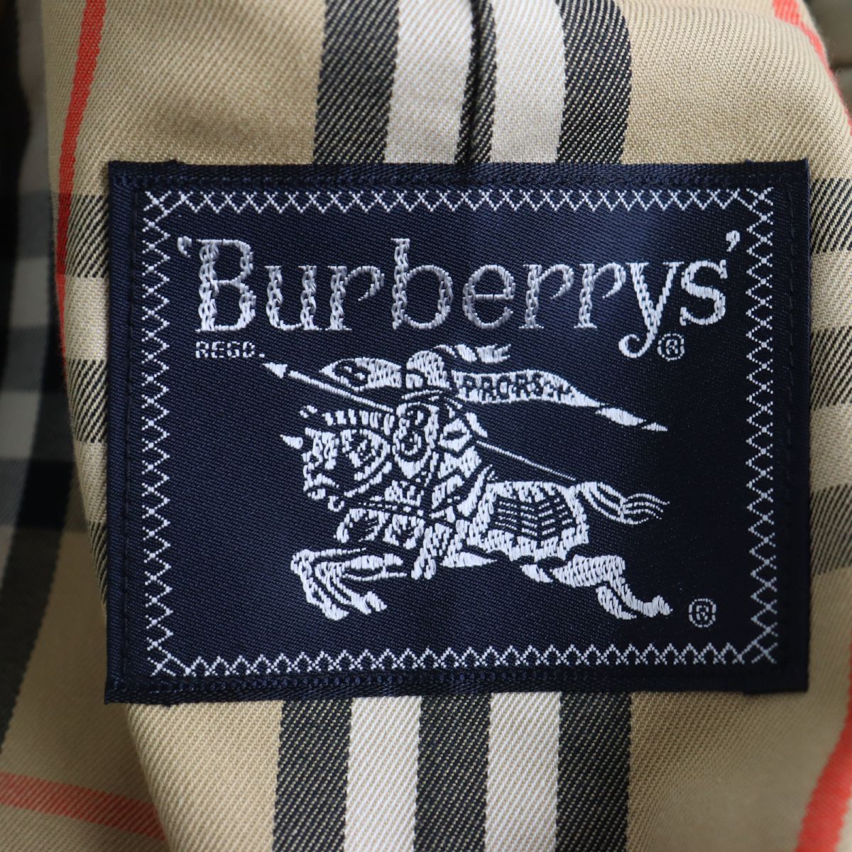 Burberry Vintage Balmacaan Coat Khaki Beige