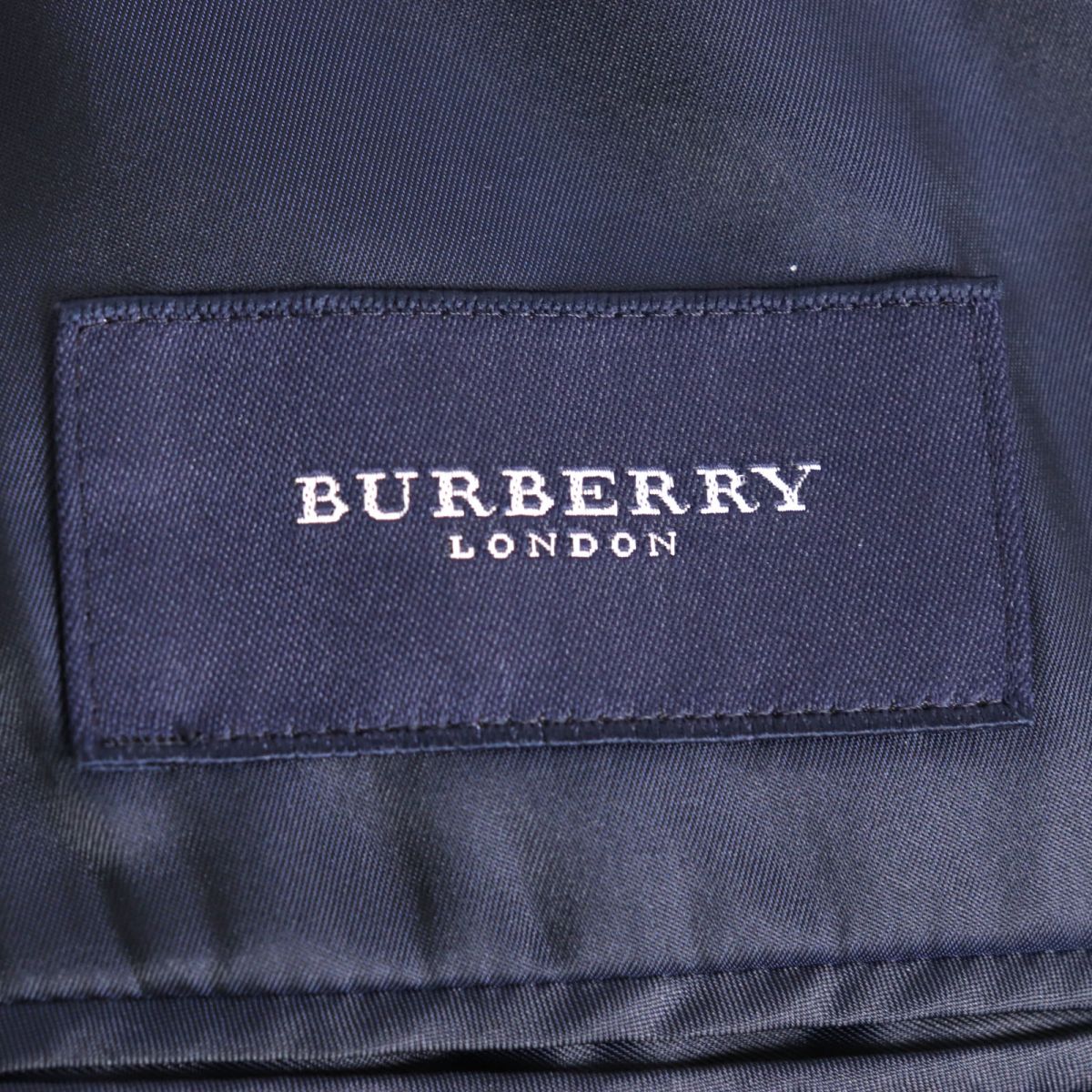 Burberry London Wool Single Jacket Dark Navy