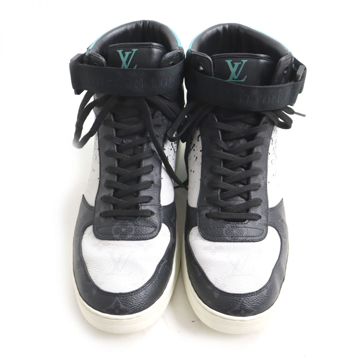 Louis Vuitton Rivoli Monogram Eclipse High-Cut Sneakers