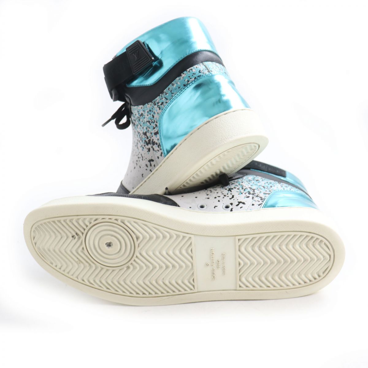 Louis Vuitton Rivoli Monogram Eclipse High-Cut Sneakers