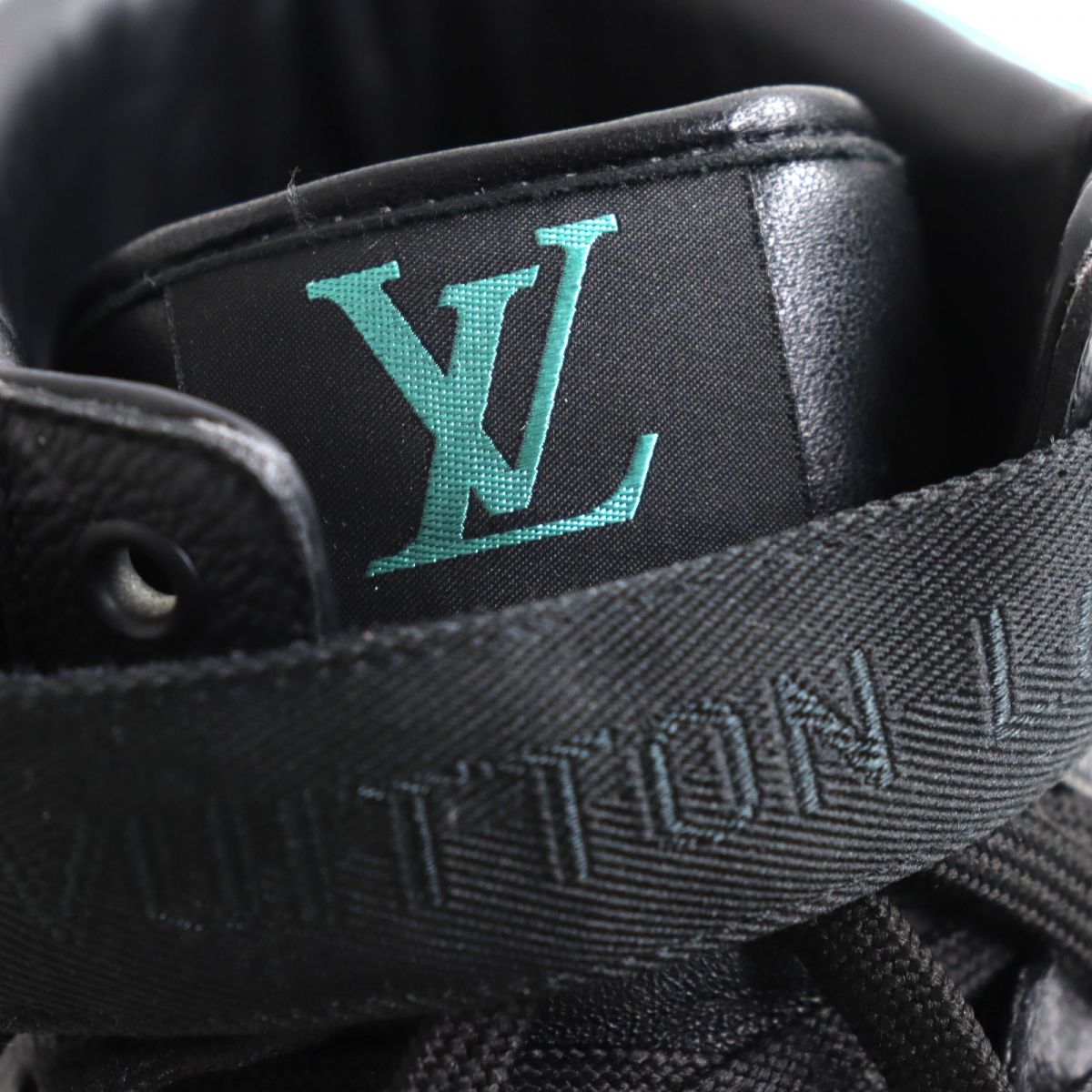 Louis Vuitton Rivoli Monogram Eclipse High-Cut Sneakers