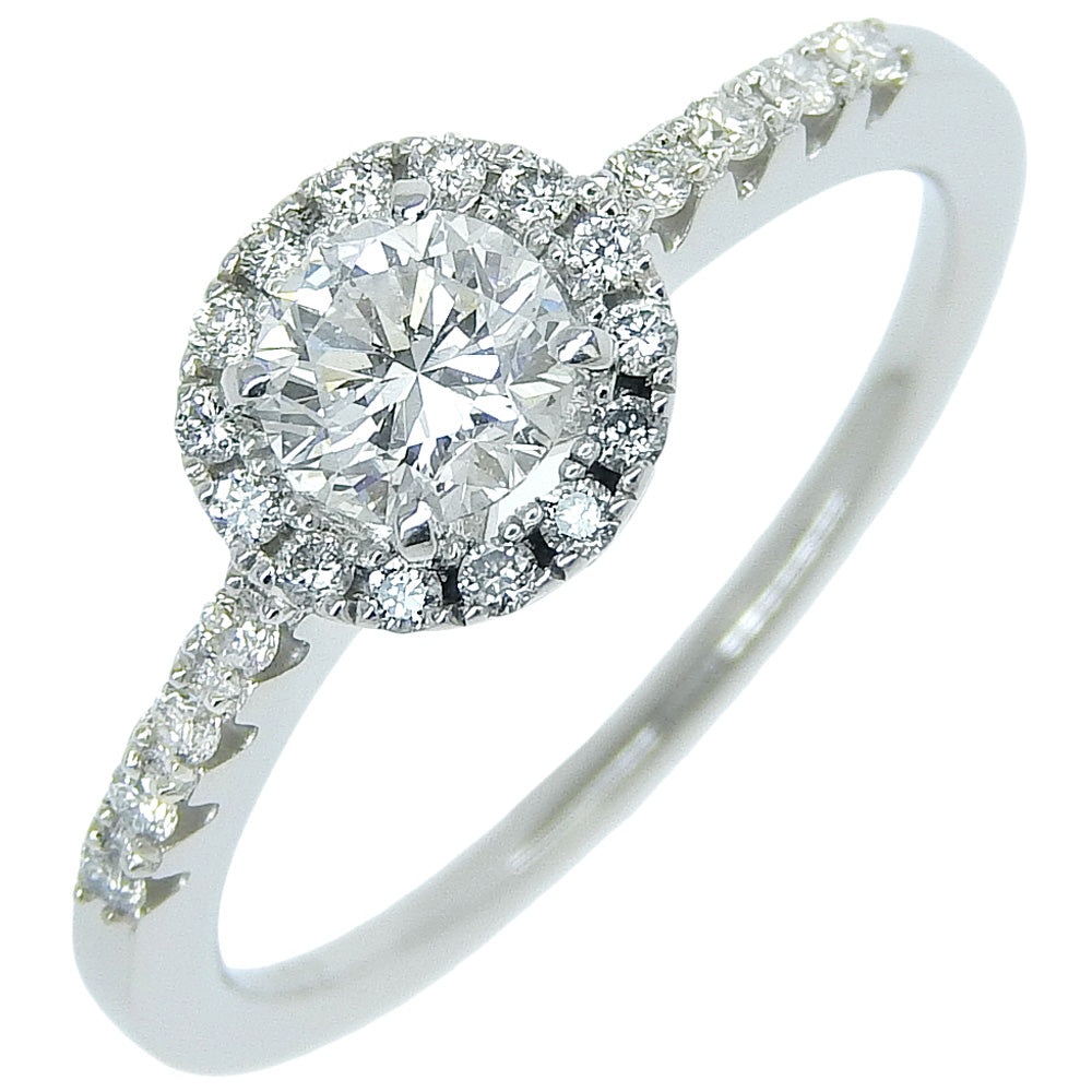 Pt950 Platinum Diamond Ring 12