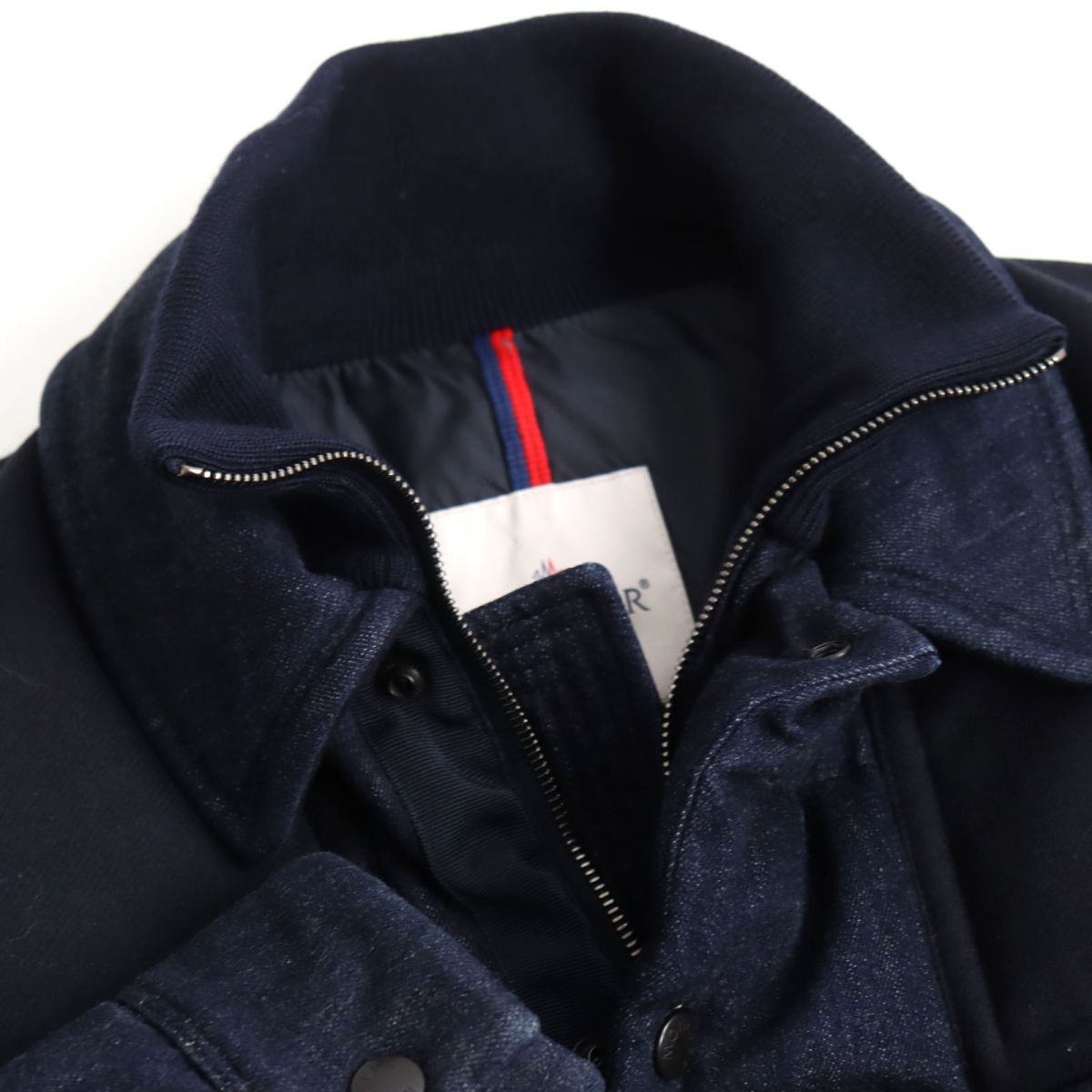 Moncler Clovis Logo Patch Down Jacket