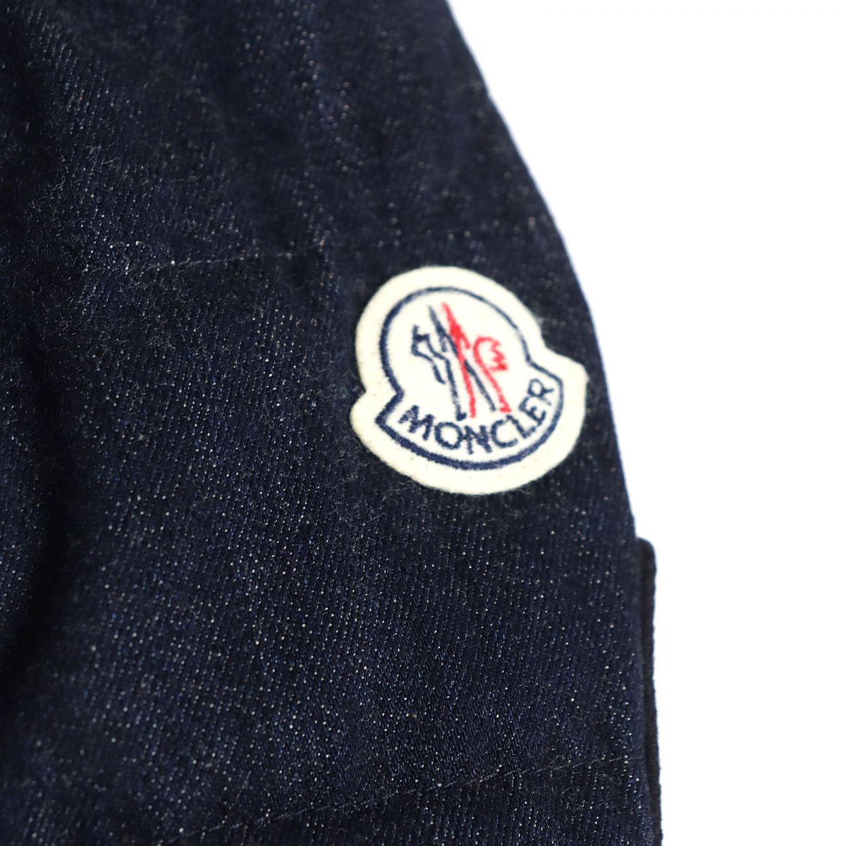 Moncler Clovis Logo Patch Down Jacket