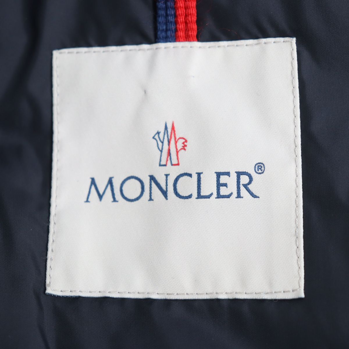 Moncler Clovis Logo Patch Down Jacket