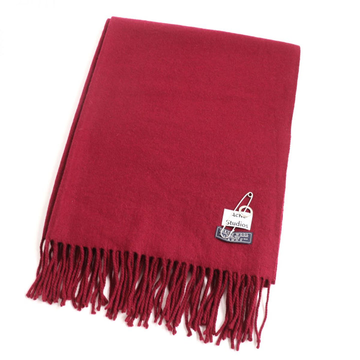 Acne Studios Wool Scarf Stole Bordeaux