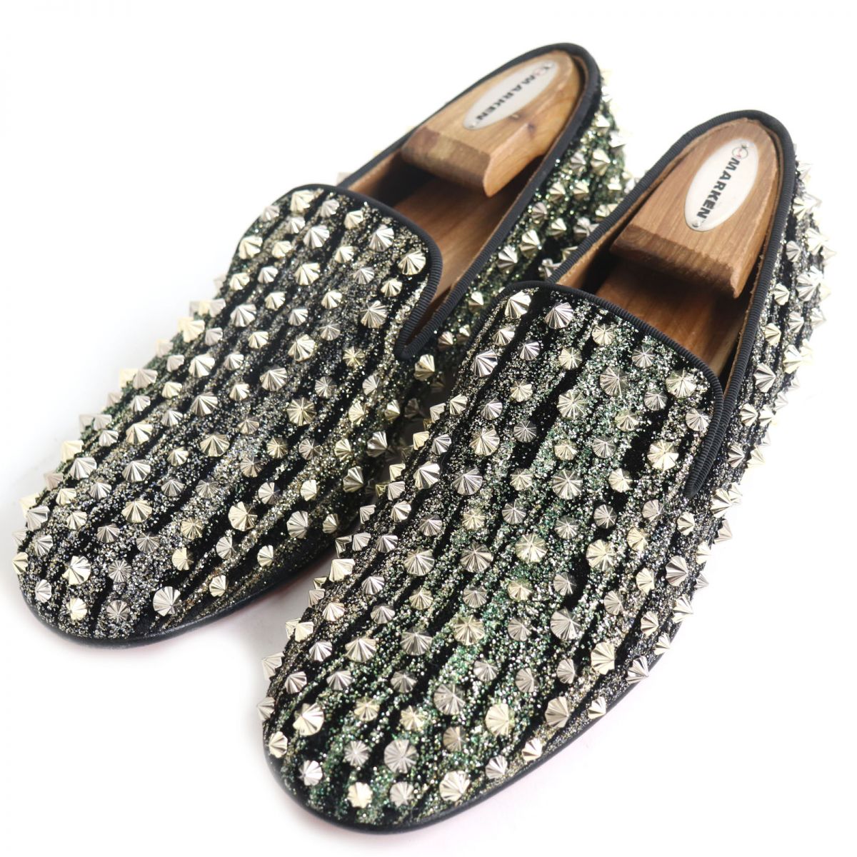 Christian Louboutin DANDELION SPIKES loafers black size 39