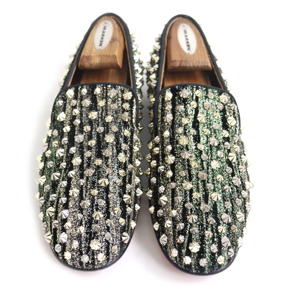 Christian Louboutin DANDELION SPIKES loafers black size 39