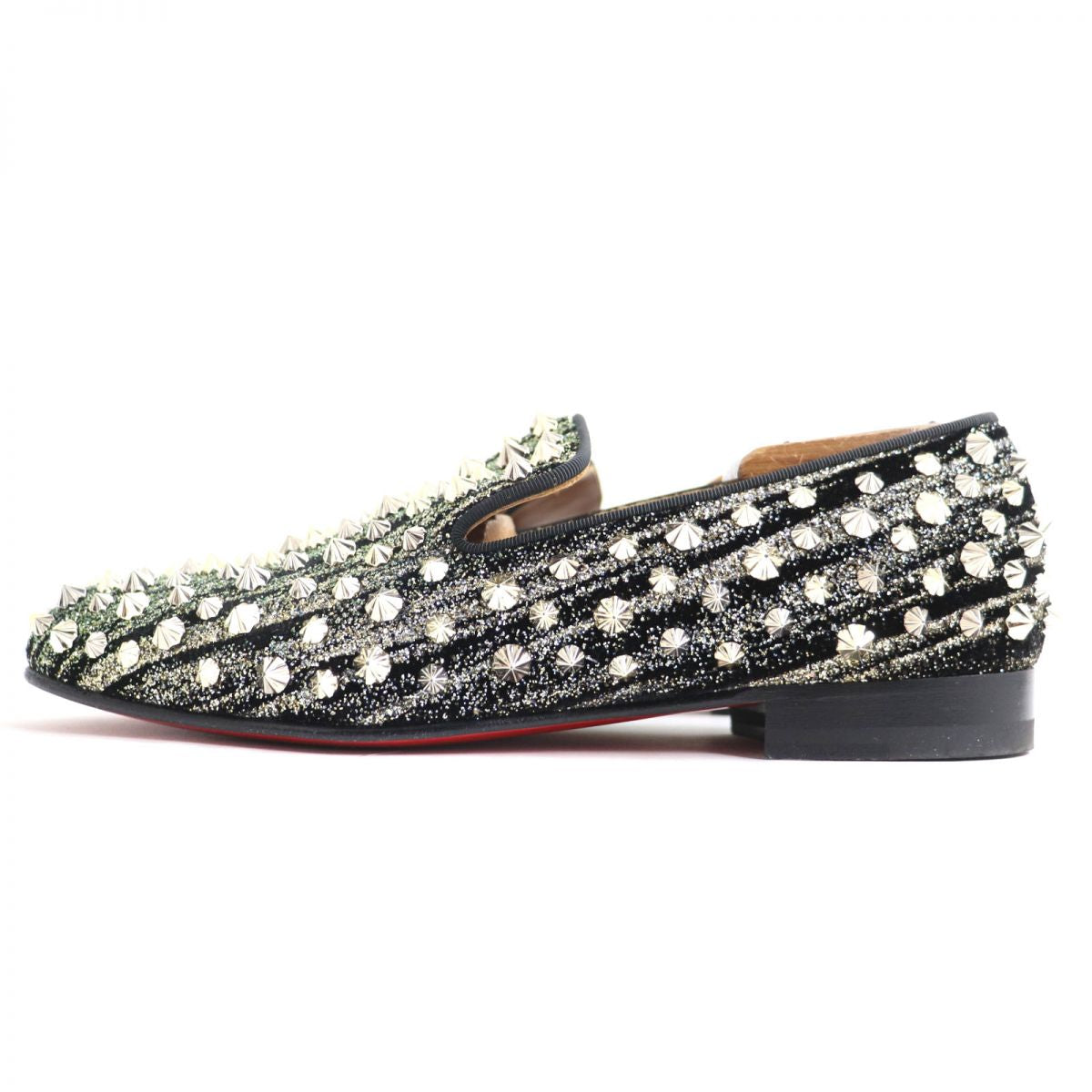 Christian Louboutin DANDELION SPIKES loafers black size 39