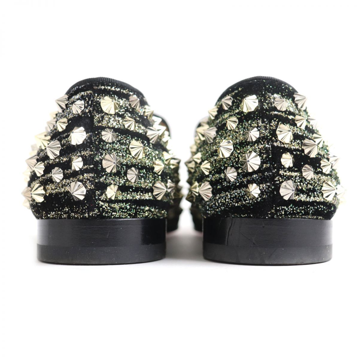 Christian Louboutin DANDELION SPIKES loafers black size 39