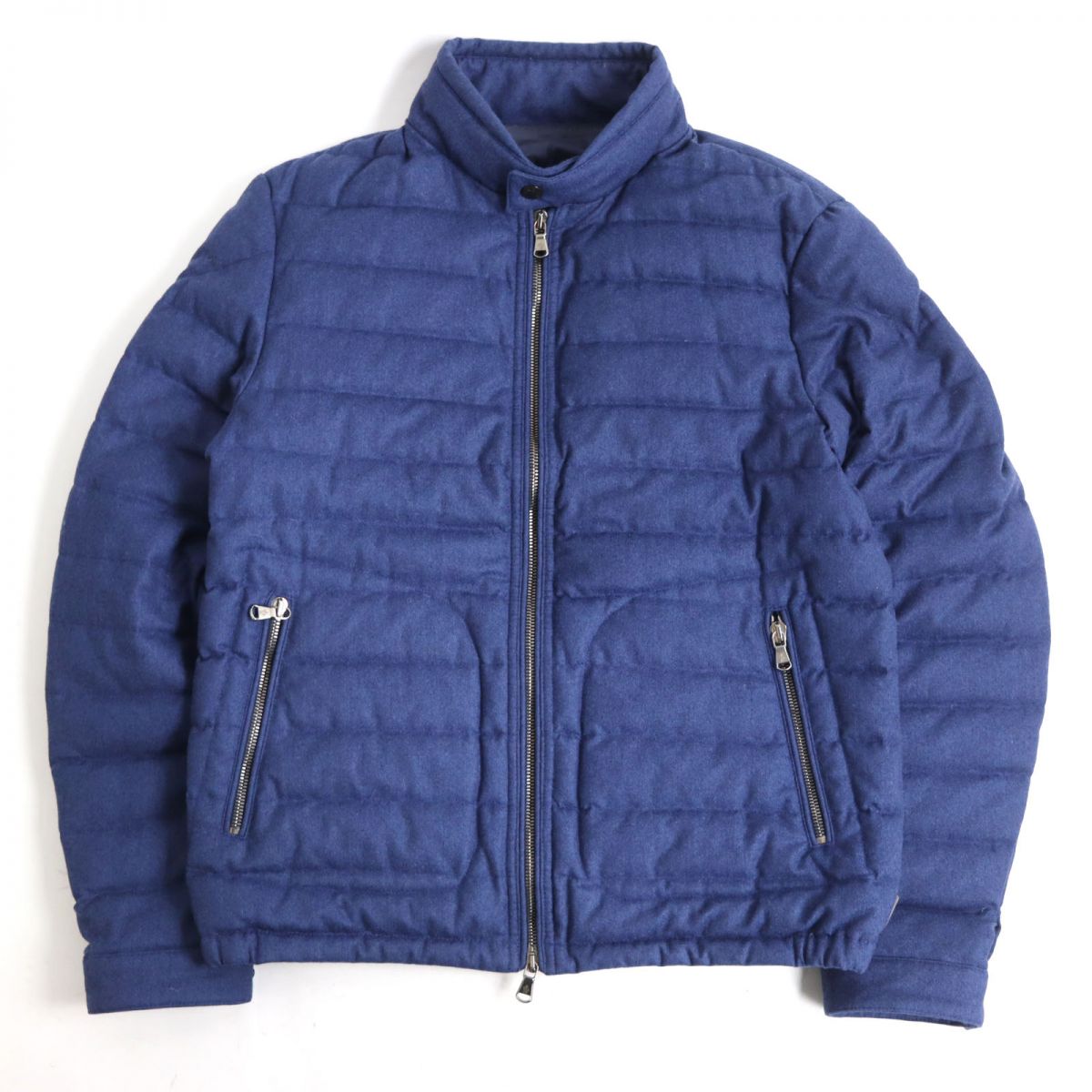 Moncler DELABOST Wool Jacket, Men's, Blue