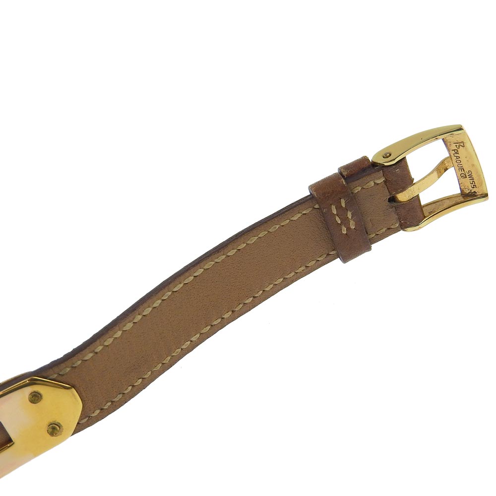 Hermes Kelly Watch Gold Plated Leather Vintage