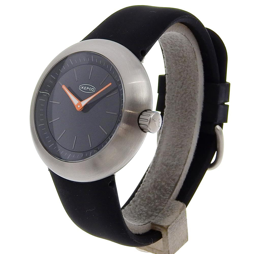 Ikepod D014 Stainless Steel Rubber Quartz Watch