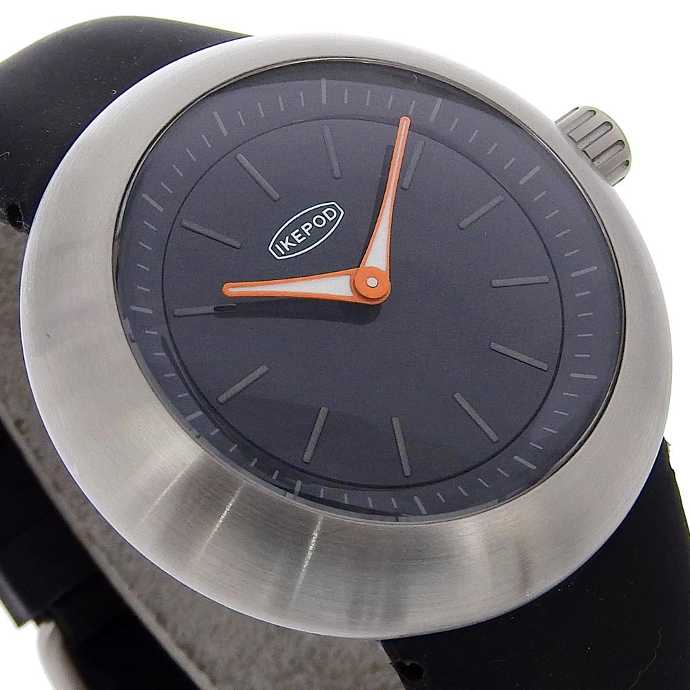 Ikepod D014 Stainless Steel Rubber Quartz Watch