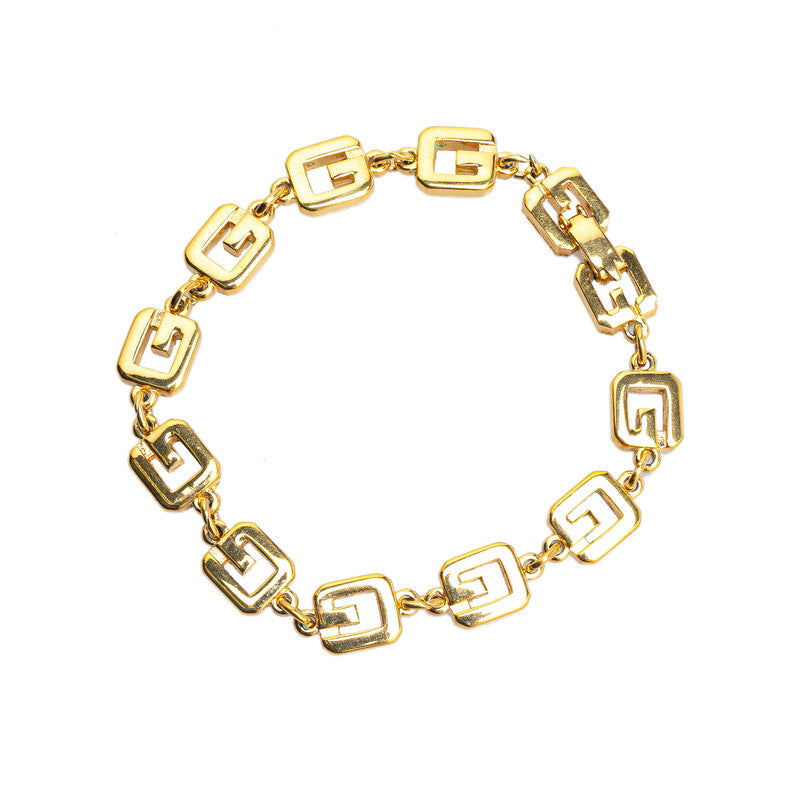 Givenchy G Logo Gold Plated Bracelet