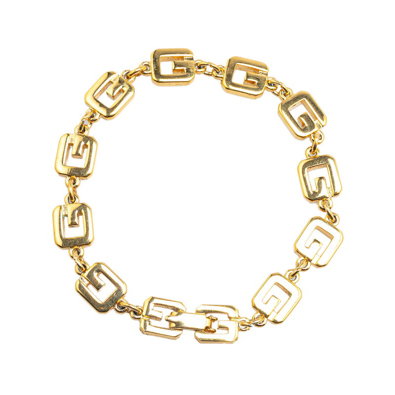 Givenchy G Logo Gold Plated Bracelet