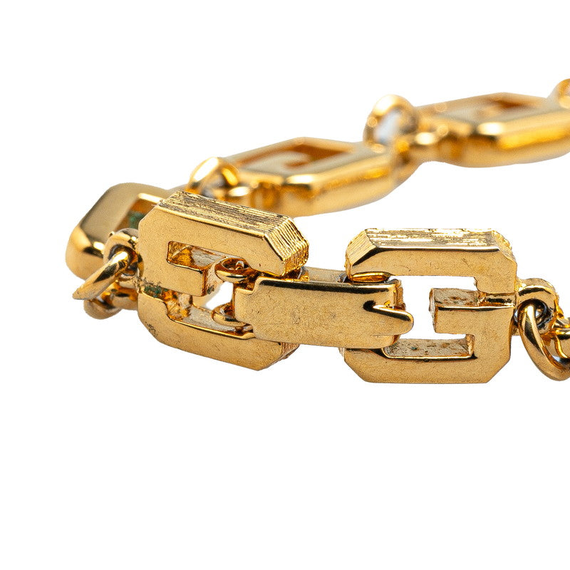 Givenchy G Logo Gold Plated Bracelet