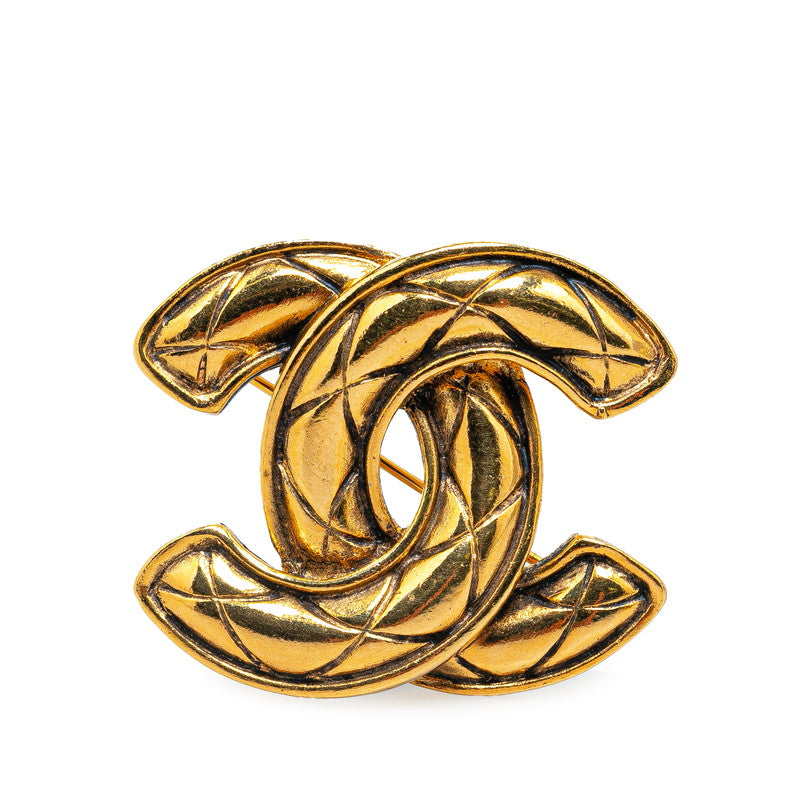 Chanel Coco Mark Gold Brooch