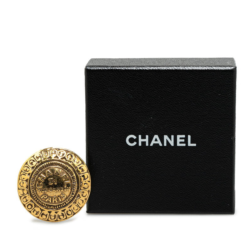 Chanel Cambon Gold Plated Brooch