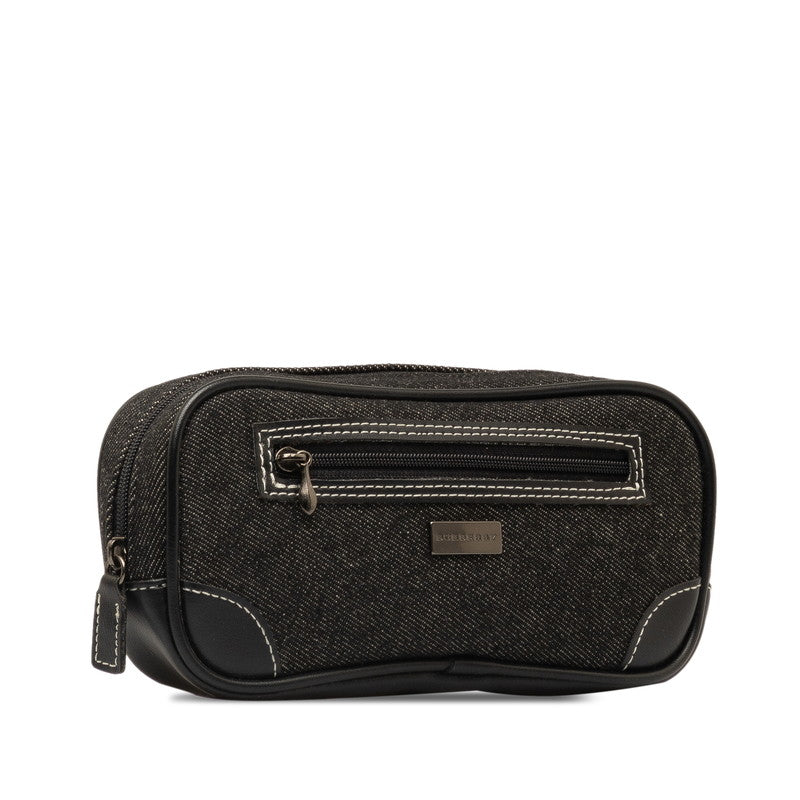 Burberry Denim Leather Pouch