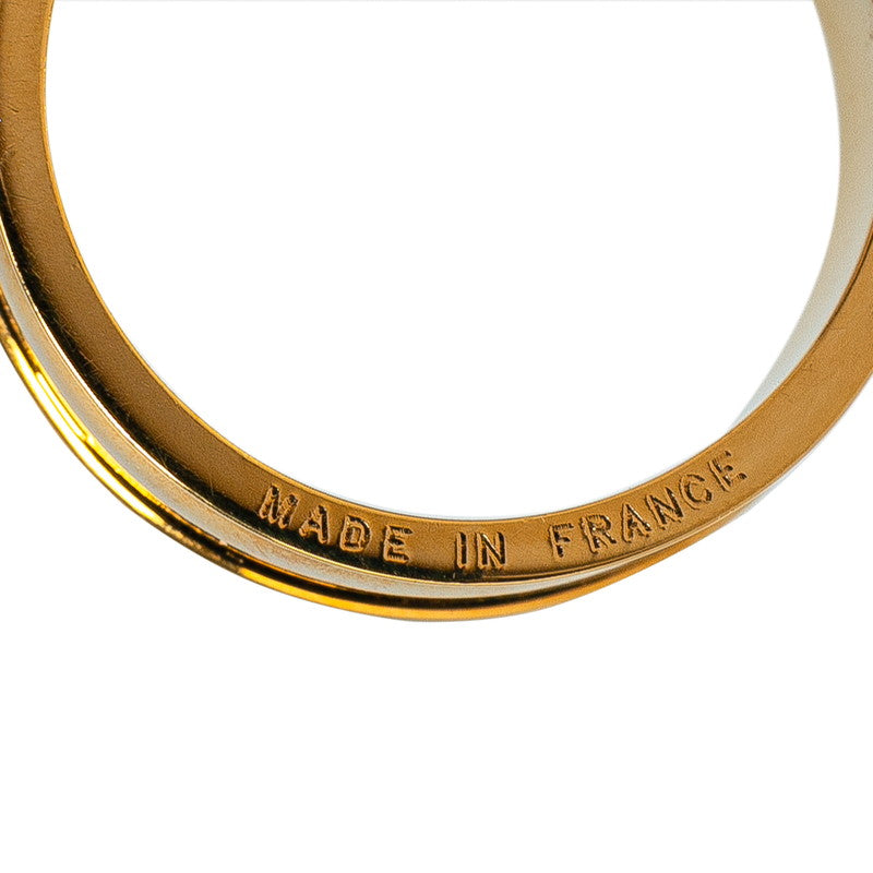 Hermes Gold Plated Scarf Ring