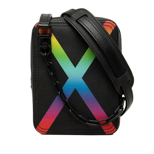 Louis Vuitton Danube Messenger Taiga Rainbow Shoulder Bag