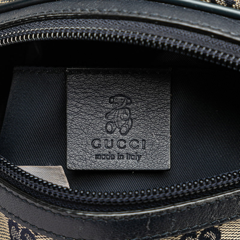 Gucci GG Canvas Waist Bag Navy