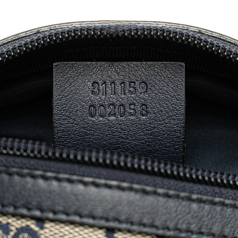 Gucci GG Canvas Waist Bag Navy