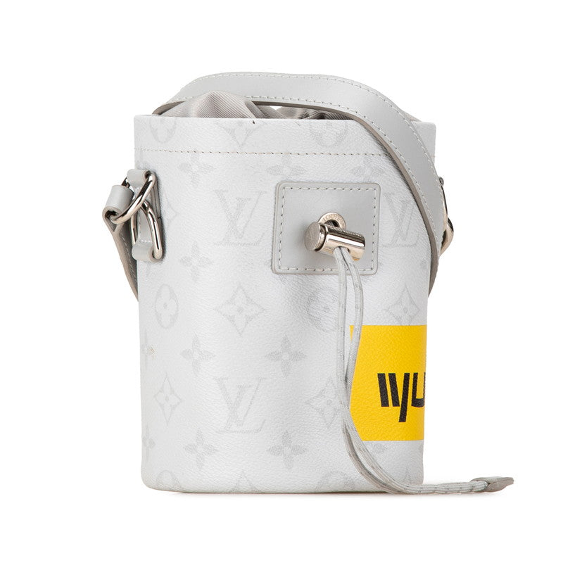 Louis Vuitton Monogram Chalk Nano Crossbody Shoulder Bag M44631 White PVC Leather in Very Good Condition