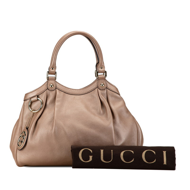 Gucci Sukey Leather Tote Handbag 211944