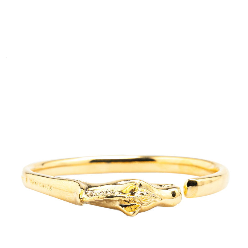 Hermes Cheval Horse Gold Plated Bangle