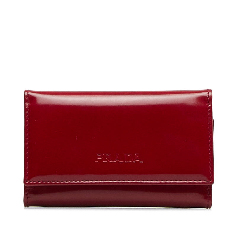 Prada Patent Leather Key Case M25 in Very Good Condition