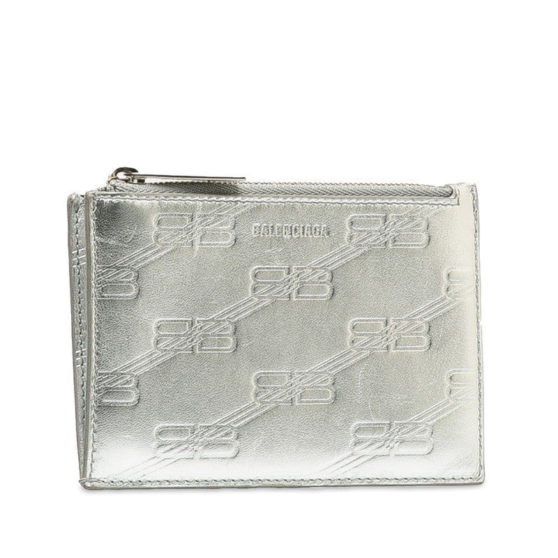 Balenciaga Leather Logo Card Case 717784 in Great Condition