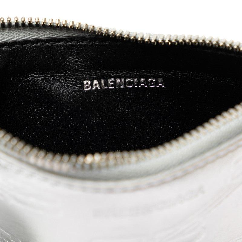 Balenciaga Leather Logo Card Case 717784 in Great Condition