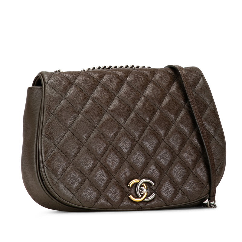 Chanel Caviar Skin Matelasse Chain Shoulder Bag