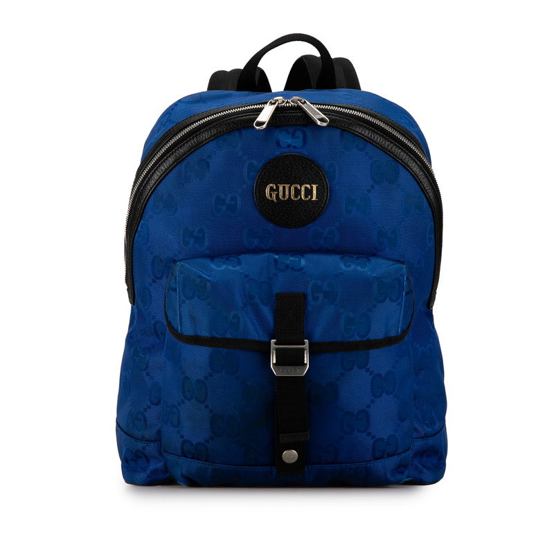 Gucci Nylon Leather GG Off The Grid Backpack 644992 in Very Good Condition