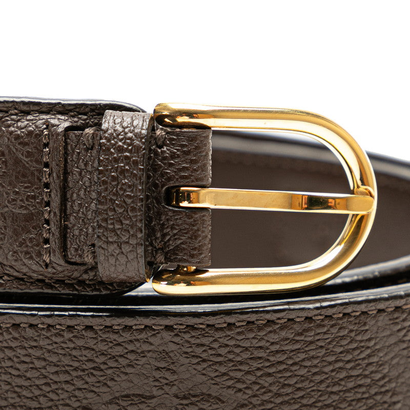 Louis Vuitton Monogram Leather Belt