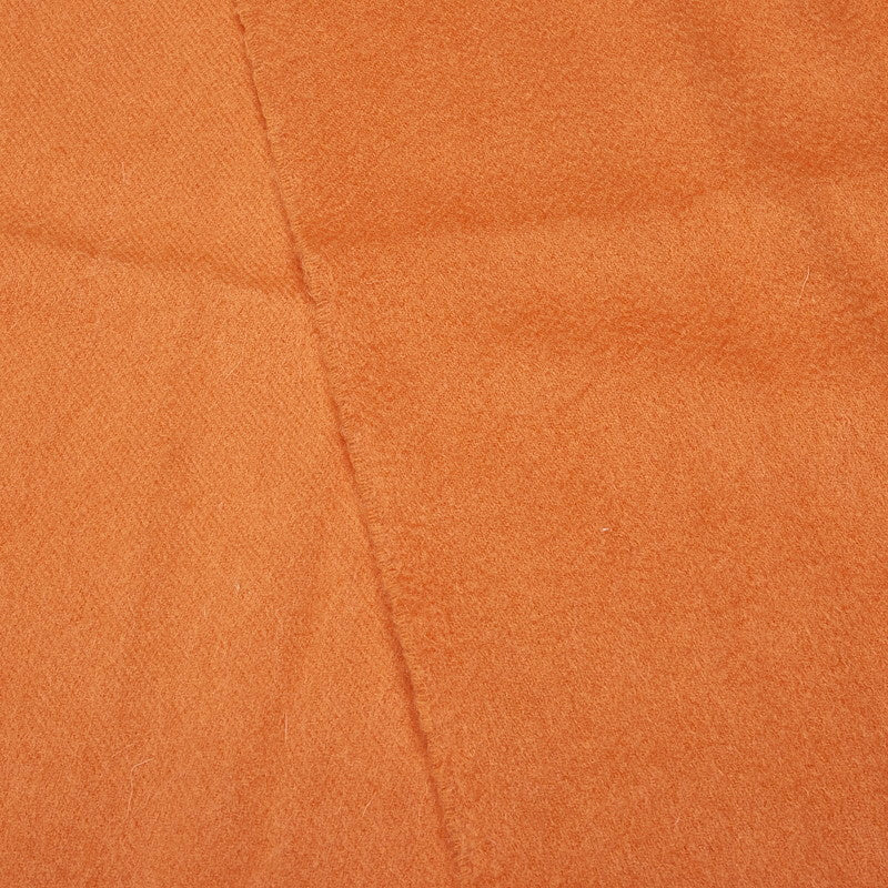 Hermes Cashmere Stole Scarf Shawl Orange in Very Good Condition