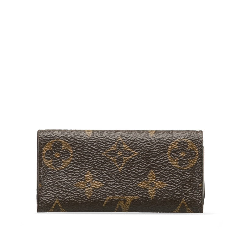 Louis Vuitton Monogram Multicles 4 Key Case M62631 Brown PVC Leather