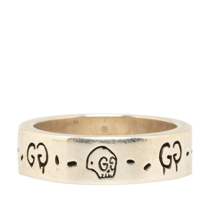 Gucci GG Ghost Silver Ring SV925 in Very Good Condition